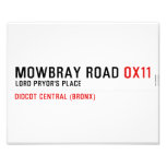 Mowbray Road  Photo Prints