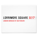 Lorrimore Square  Photo Prints