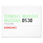 ISHMAEL MAKGAE MUSONA  Photo Prints