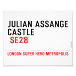 JULIAN ASSANGE CASTLE    Photo Prints