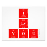 I
 Lv
 you  Photo Prints