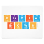 Olivia
 Brown  Photo Prints
