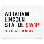 abraham lincoln statue  Photo Prints