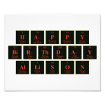 Happy
 Birthday
 Allison  Photo Prints