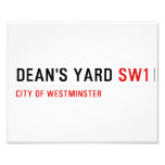 DEAN'S YARD  Photo Prints