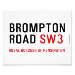 BROMPTON ROAD  Photo Prints