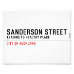 SANDERSON STREET  Photo Prints