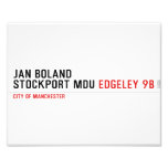 Jan Boland Stockport MDU  Photo Prints