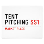 Tent  pitching  Photo Prints