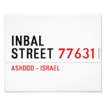 Inbal Street  Photo Prints