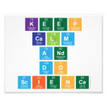 Keep
 Calm
 and
 Do
 Science  Photo Prints
