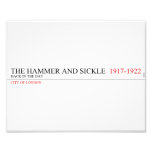 The Hammer And Sickle   Photo Prints