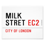 Milk  Stret  Photo Prints