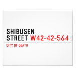 shibusen street  Photo Prints