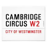 Cambridge Circus  Photo Prints