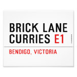 brick lane  curries  Photo Prints