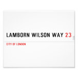 Lamborn Wilson Way  Photo Prints
