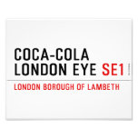 COCA-COLA LONDON EYE  Photo Prints