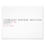 ITUMELENG MOKOENA MASULUKE  Street  Photo Prints