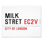Milk  Stret  Photo Prints