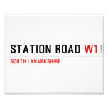 station road  Photo Prints