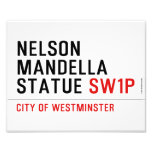 nelson mandella statue  Photo Prints