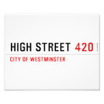 High Street  Photo Prints