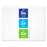 Ba
 Zn
 Ga  Photo Prints