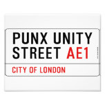 PuNX UNiTY Street  Photo Prints