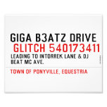 Giga B3atz Drive   Photo Prints