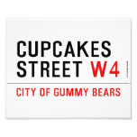 cupcakes Street  Photo Prints