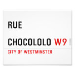 Rue  chocololo  Photo Prints