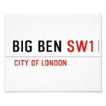 bIG BEN  Photo Prints