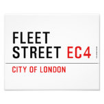 FLEET  STREET  Photo Prints