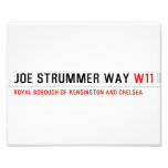 Joe Strummer Way  Photo Prints