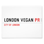 London vegan  Photo Prints