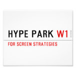 HyPE PARK  Photo Prints