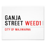 Ganja Street  Photo Prints