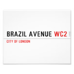Brazil Avenue  Photo Prints