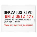 DekZalus Blvd.   Photo Prints