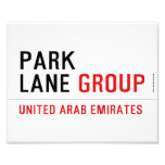 Park Lane  Photo Prints