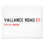 vallance road  Photo Prints