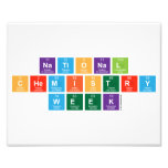 National 
 Chemistry
 Week  Photo Prints