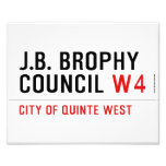 J.B. BROPHY COUNCIL  Photo Prints