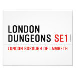 london dungeons  Photo Prints