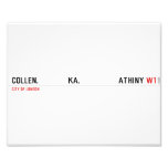 COLLEN.             KA.                 ATHINY  Photo Prints
