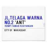 jl.telaga warna no.2  Photo Prints
