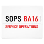 SOPS  Photo Prints