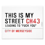 This is my  street  Photo Prints