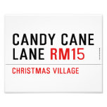Candy Cane Lane  Photo Prints